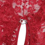 Transparent Lingerie For Women Super Hot Erotic Underwear Sex Pajamas Crotchless Pornographic Lace Teddies Bodysuit Sexy Outfit