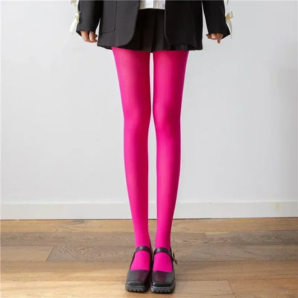 Talenza Women's Tights Slim Stockings Pantyhose Super Elastic Large Size Leggings Red Women's Sexy Tights Spring Autumn Winter