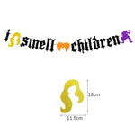 Halloween Hanging Banner Garland Bunting Pumkin Ghost Bat Paper Banner Door Hanging Ornaments Halloween Xmas Party Decoration