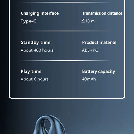 NEW TWS for Ambie Sound Earcuffs Ear Bone Conduction Earring Wireless Bluetooth Earphones Sport Headphones Earbuds For Phones