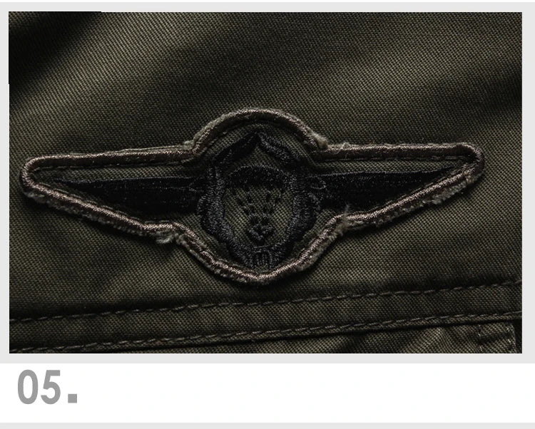 New 2023 Casual Army Military Jacket Men Plus Size M-6XL Jaqueta masculina Air force one Spring & Autumn Cargo Mens Jackets Coat