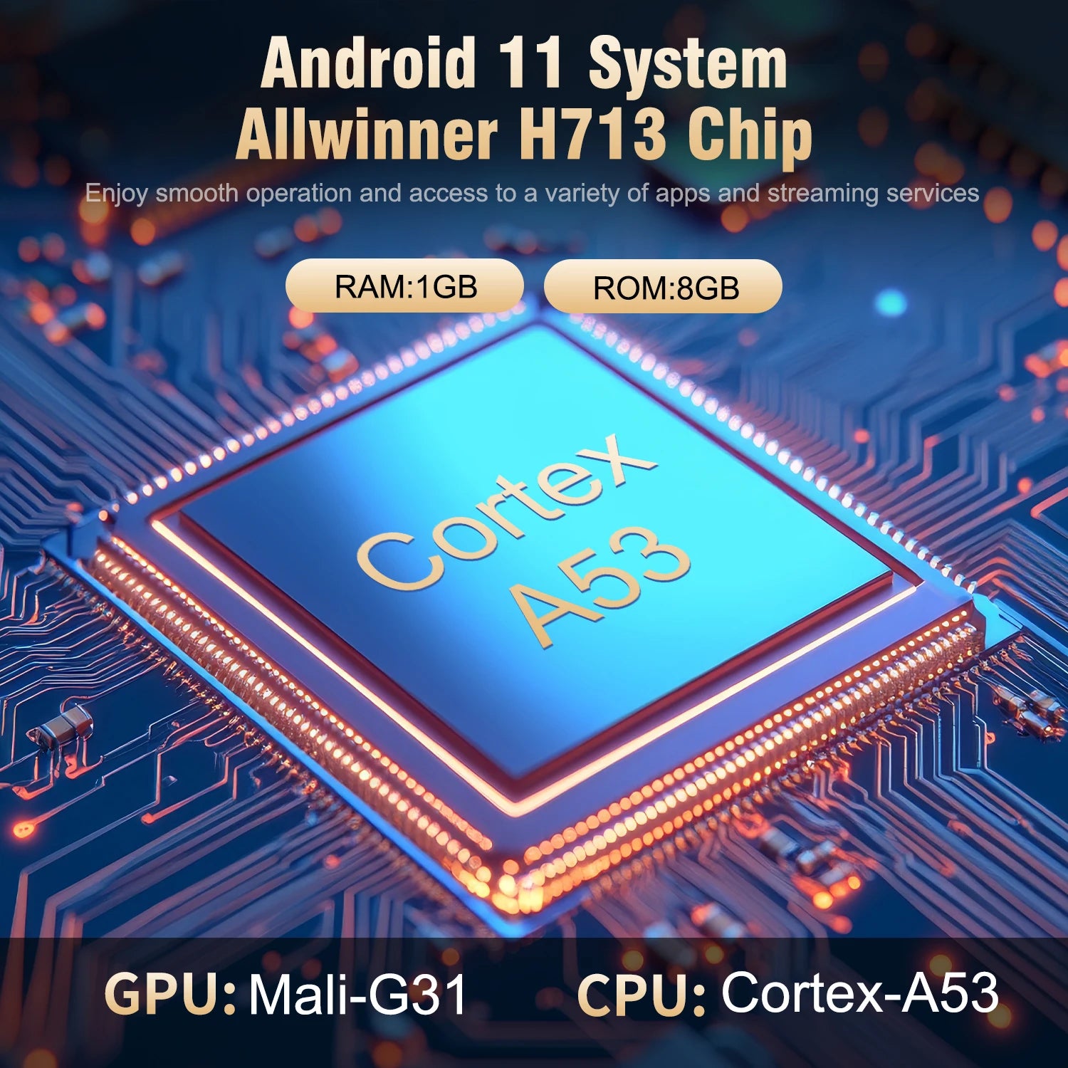 Magcubic HY310 4K Auto Focus Android 11 Mini Projector 330ANSI 5W Speaker Air Mouse Voice Control Portable Outdoor Home Cinema