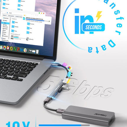 Lemorele 120cm 4Ports USB HUB OTG USB A 3.0 Adapter Multi Splitter Adapter Laptop Accessories For Xiaomi Lenovo Macbook Pro