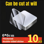 300Pcs Double Sided Adhesive Tape Nano Reusable Super Strong Transparent Wall Stickers WaterProof Widely Used Wall Mount Sticker
