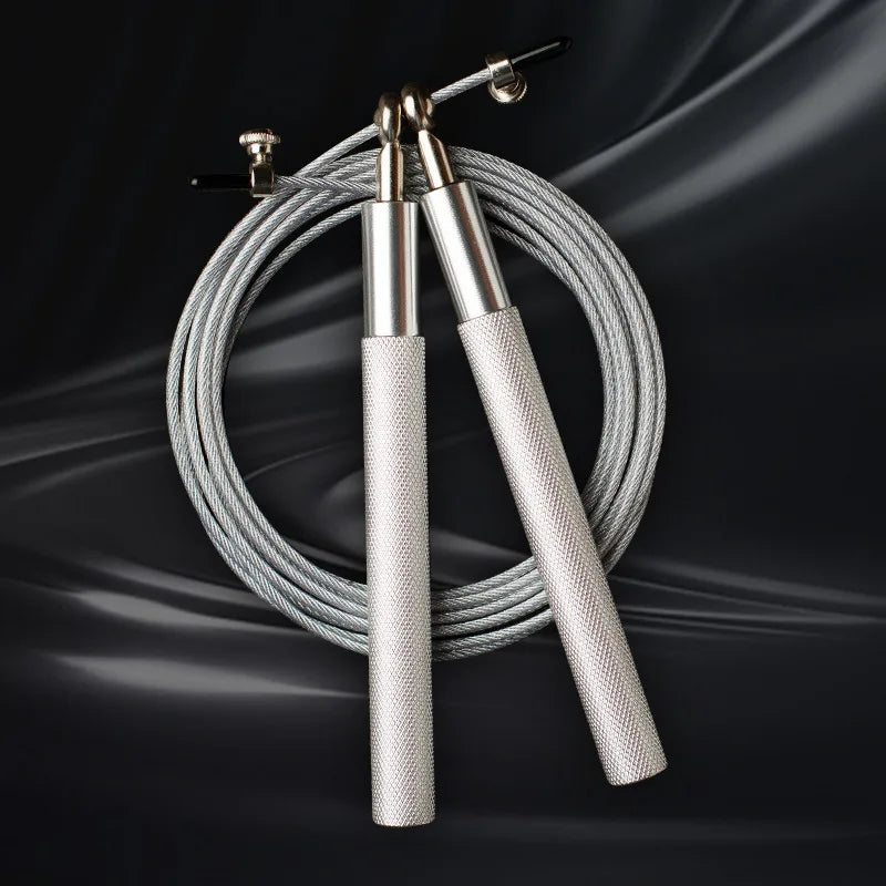 Steel wire skipping rope fitness sports equipment bearings skipping rope middle school students training aluminum alloy