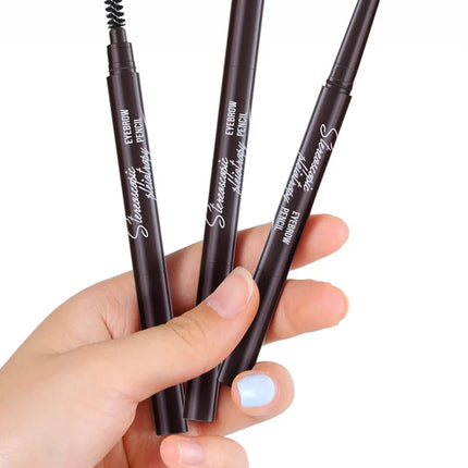 5 Colors Eyebrow Cosmetics Pencil Waterproof Double-headed Eyebrow Tattoo Natural Long Lasting Makeup Paint Eyebrow Pencil