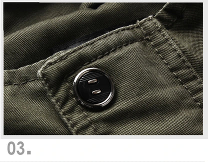 New 2023 Casual Army Military Jacket Men Plus Size M-6XL Jaqueta masculina Air force one Spring & Autumn Cargo Mens Jackets Coat