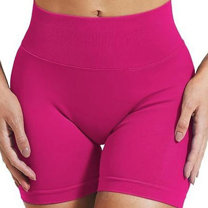 4.5'' Impact Shorts Seamless Low Ribbed Waistband Gym Shorts Scrunch Bum Yoga Shorts Booty High Stretch Running Bike Shorts