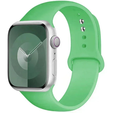 Silicone Band For Apple Watch strap 44mm 45mm 40mm 41mm 42-38mm 45 mm sport bracelet iwatch series 8 7 6 5 4 3 SE 9 Ultra 2 49mm