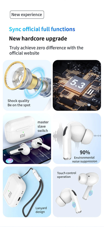 XIAOMI True Wireless Earphones E17 ANC Bluetooth5.3 Earbuds Active Noise Cancelling In Ear HiFi Stereo Headsets For Android iOS