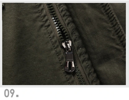 New 2023 Casual Army Military Jacket Men Plus Size M-6XL Jaqueta masculina Air force one Spring & Autumn Cargo Mens Jackets Coat