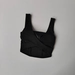 One-piece Cup Cross Back Sports Bra Women's Shockproof Tank Top Running Fitness Bra Quick Drying Breathable Yoga Bra