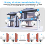 Smar 3MP Wireless CCTV Security Camera System PTZ Wifi Camera Outdoor Surveillance Camera Kit  Alarm 8CH NVR WIFI Camera Set