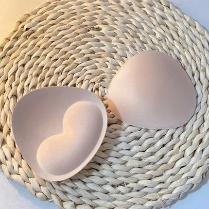 2pcs Silicone Bra Inserts Breast Pads Sticky Push-up Women Bra Cup Thicker Nipple Cover Patch Bikini Inserts for Swimsuit Gifts
