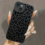 Black Print Leopard Graphic Phone Case For Samsung Galaxy A15 A35 A55 5G A34 A54 A33 A53 S25 S24 Ultra S23 S22 Plus S21 FE Cover