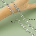 YEGUI C77,diy chain,18k gold rhodium plated,copper,pass REACH,nickel free,jewelry making,charms,diy bracelet necklace,1m/lot