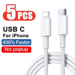 30W Fast Charging Cable For Apple iPhone 14 13 12 11 Pro Max Mini USB C Quick Cable For X XR XS 8 7 14 Plus SE Phone Accessories