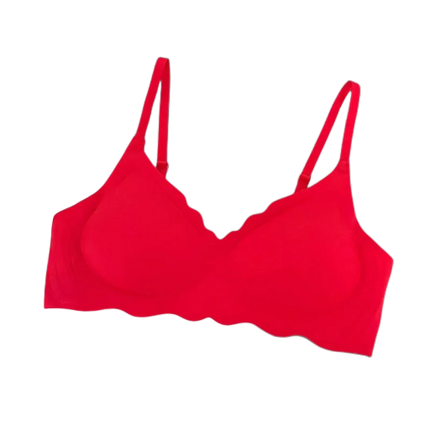 Sexy Seamless Bras For Women Wire Free Push Up Brassiere V Neck Bralette Women's Glossy Soft Underwear Female Lingerie Intimates