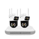 8MP PTZ WIFI Camera Kit Dual Lens PTZ IP Camera Smart Home Night Vision ICSEE APP NVR Outdoor 8CH Wireless CCTV Camera System