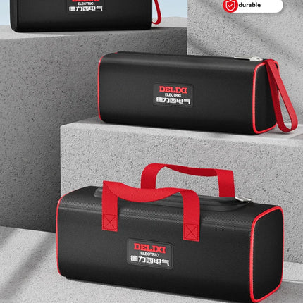 DELIXI ELECTRIC Tool Bag Oxford Cloth Portable Storage Bag, Professional Electrician and Carpenter Repair, Home Storage, HandBag