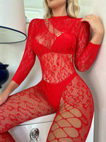 Crotchless Sex Bodysuits Transparent Bodystocking Hollow Bold Body Suit Backless Pantyhose Erotic Costumes Sexy Fishnet Lingerie