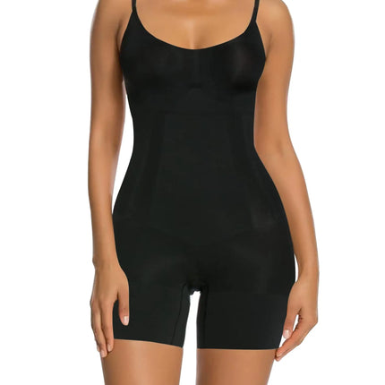 Pop Closets Upgrade Fabric Bodysuit Shapers Spandex Compress Elastic Body Shaper Suits Open Crotch Compression Smooth Shapewear