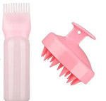 Hair Oil Dispenser Bottle Root Comb Applicator Dispenser For Hair Oil Reusable Scalp Massager Shampoo Brush Dye Hair Tool For