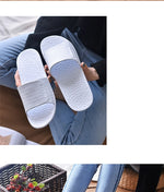 Foldable Home Slippers Hotel Travel Portable Slides Non-Slip Bathing House Guest Use Men Women Unisex Flat Shoes Salon Homestay