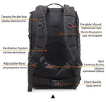 QT&QY 30/50L Tactical Backpacks Man Traveling Bags Survival Outdoor 3P Assault Pack EDC Molle Pack hiking Trekking Hunting Bag