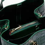 Classic Style Fashion Retro Craft New 2024 Women'S Handbag Letter Printed Metal Accessories Large Capacity Solid Color