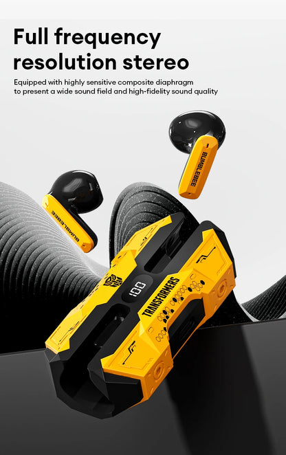 Genuine TRANSFORMERS TF-T51 Bluetooth Wireless Earphones Low Latency Gaming Earbuds Long Endurance High Music Headphones Choice