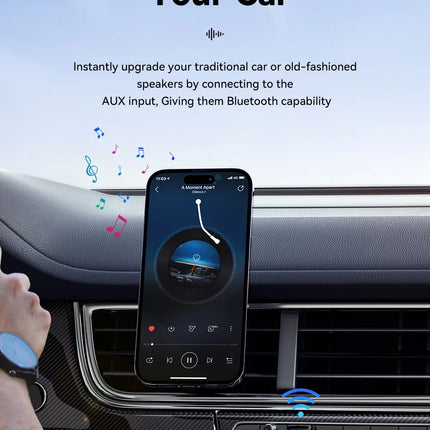 Essager USB Bluetooth 5.0 Receiver Aux Bluetooth Adapter For Car 3.5mm Jack Speaker Auto Handfree Car Audio Music Transmitter