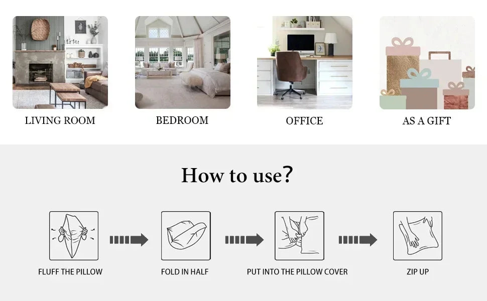 Christmas decoration pillowcase Santa Claus carriage Snowman garland pattern suitable for home room sofa cushion cover