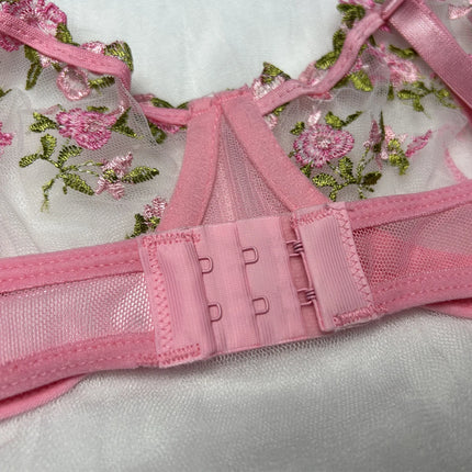 Sexy Lingerie Fancy Lace Eroticу Set Woman 2 Pieces Transparent Women's Underwear Embroidery Erotic Beautiful Bra And Panty Sets