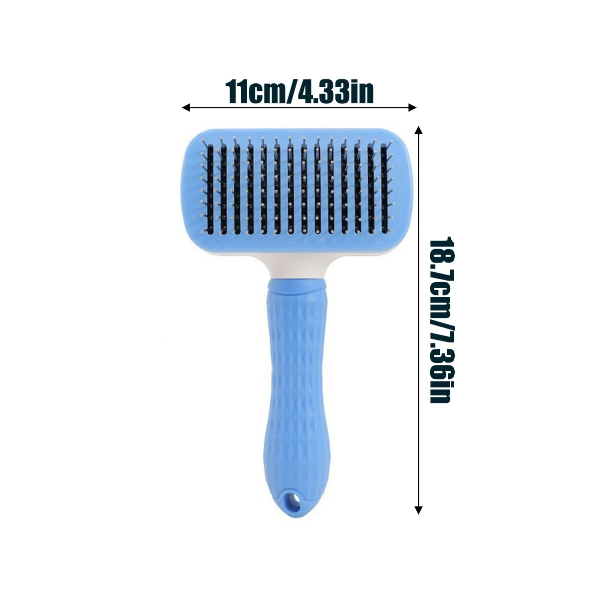 Pet Dog Hair Brush Cat Comb Grooming And Care Cat Brush Plastic Comb For Long Hair Dogs Cleaning Pets Dogs Accessories ﻿