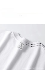 300g Cotton T Shirts Men Short Sleeved Heavyweight  Summer Round Neck Loose Breathable Shirt for Men Women Basic Tee