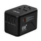 Black 65W GaN 2U3C / Universal Plug