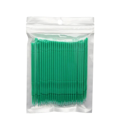 100PCS Disposable MicroBrush Eyelashes Extension Individual Lash Removing Swab Micro Brush For Eyelash Extension Tools
