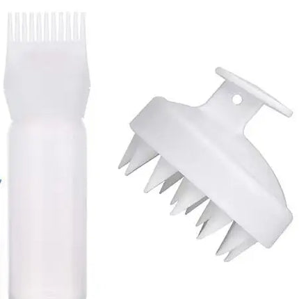 Hair Oil Dispenser Bottle Root Comb Applicator Dispenser For Hair Oil Reusable Scalp Massager Shampoo Brush Dye Hair Tool For