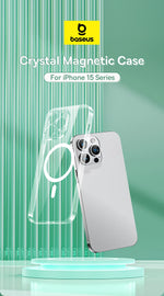 Baseus Magnetic Phone Case for iPhone 15 14 13 12 11 Pro Max Wireless Charging Cover For iPhone 15 14 Pro Max Magnet Clear Case
