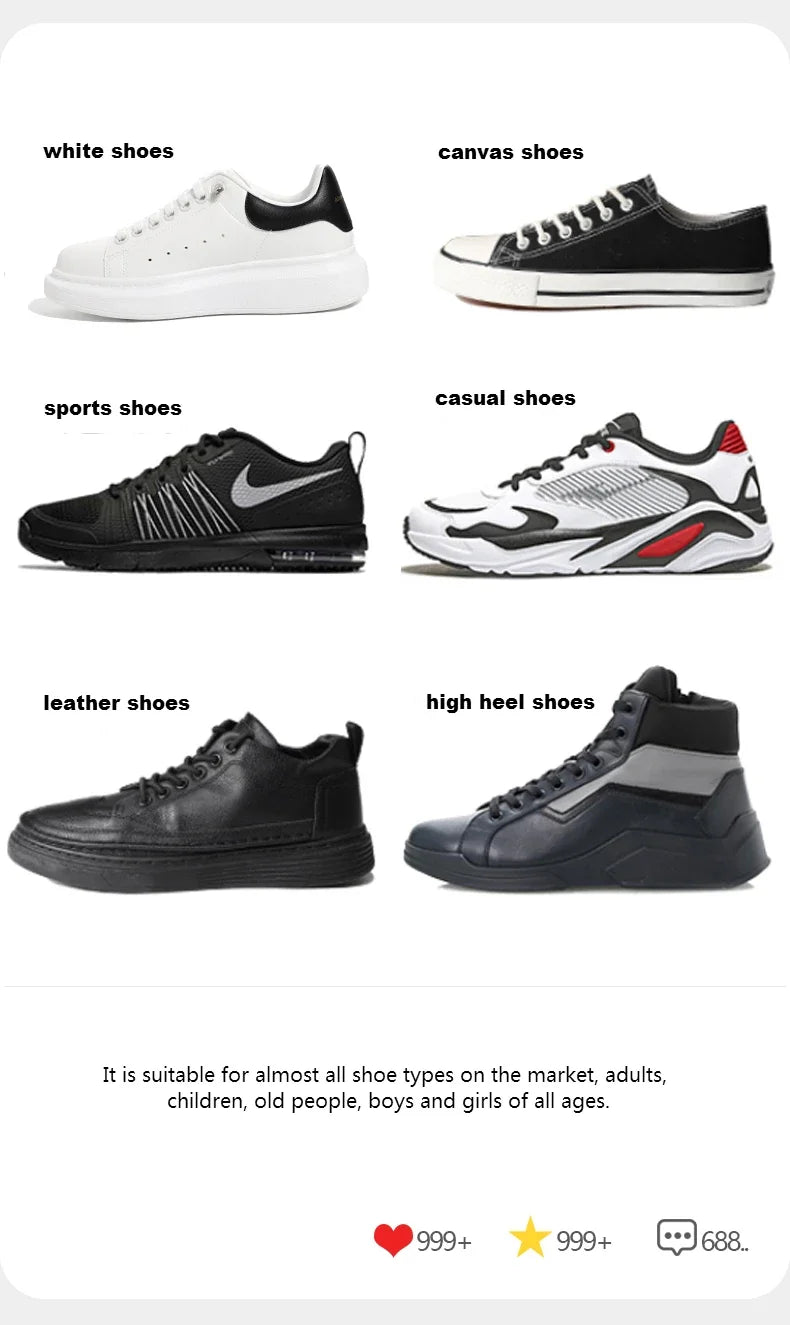 Flat Elastic Shoe Laces Sneakers No Tie Shoelaces for Shoes Tennis Quick Shoelace Clips Without Ties Shoe Accessories Kids Adult