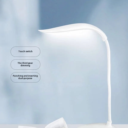 LED Desktop Desk Lamp USB Rechargeable Lighting Eye Protection Room Night Light Bedroom Bedside Student Reading Lamp