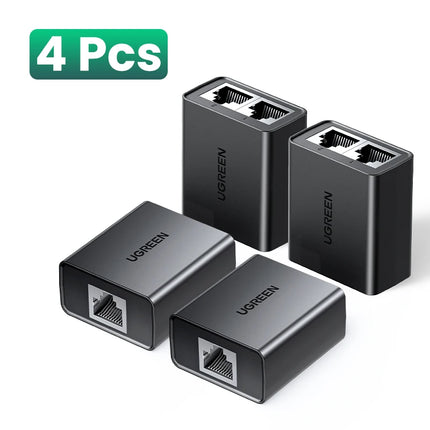 UGREEN RJ45 Splitter 1 to 2 Ethernet Adapter Internet Network Cable Extender RJ45 Connector Coupler for PC Laptop TV Box Router