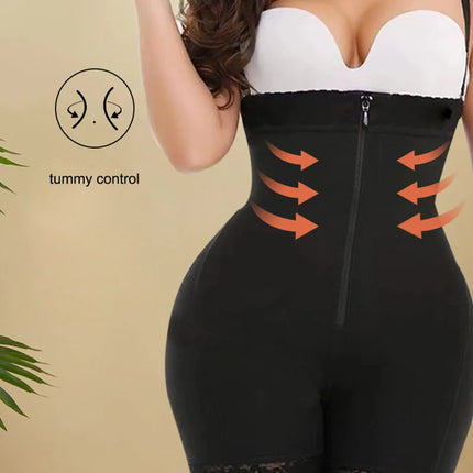 AfruliA Fajas Colombiana Girdle Full Body Shaper Lift Up Butt Lifter Bodysuits Tummy Control Panties Waist Trainer Thigh Slimmer