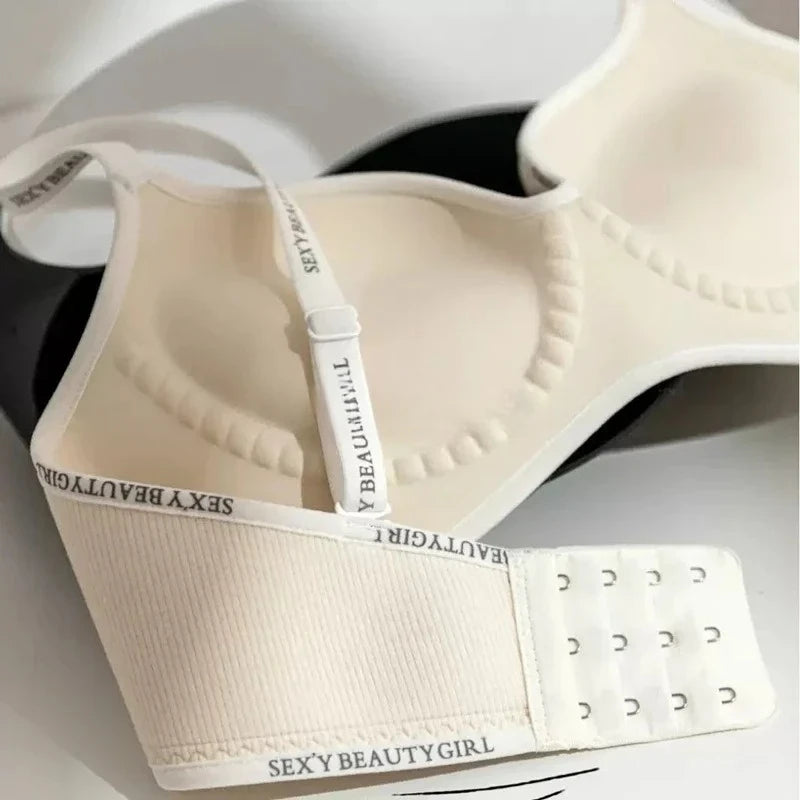 Wireless Push Up Bra A-C Cup Seamless Invisible Bralette w/ 3D Pads Anti-Sagging Comfort for Small Chest No Trace Underwear