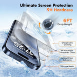 5pcs Tempered Glass For iPhone 15 Pro Max Screen Protector For iphone 14 13 12 11 16 7 8 Plus X XR XS Max Mini Protective Glass