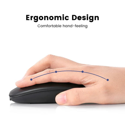 Xiaomi 2.4GHz Bluetooth Mouse Wireless USB Rechargeable Silence Ergonomics Double Model Mini Portable DPI Readjustable Keyboards