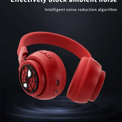 Disney Headphones Foldable HIFI Sound Bluetooth Headsets Spider-Man Series Wireless Earphones Bluetooth for Kids Anime Cartoon