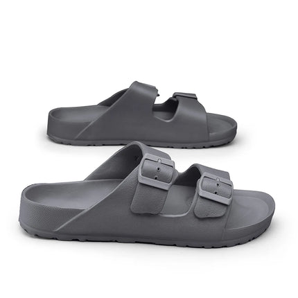 Summer Adjustable Soft Slides Slippers For Men Flat EVA Slippers Lightweight Anti Slip Slippers Size 35-47 48 49  Dropshipping