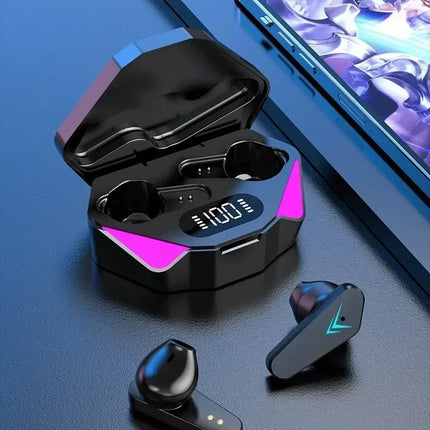 X15 TWS Gaming Earbuds Wireless Bluetooth Earphones With Mic Bass Audio Sound Positioning 9D Stereo Music HiFi Headset For Gamer